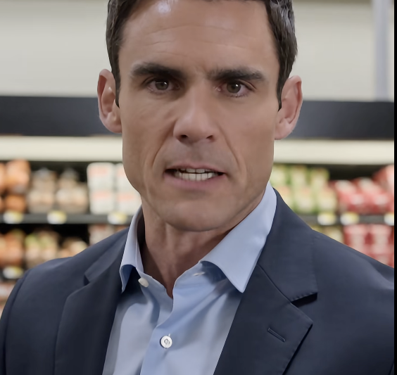 The entire checkout lane fell silent.